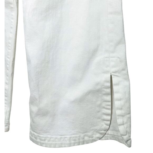 FRAME Le Vintage Crop High Rise Wide Leg Jeans in White size 25 - Picture 3 of 5